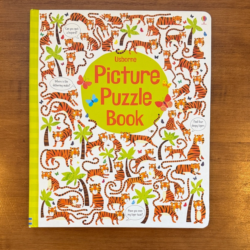 Usborne Picture Puzzle Book - Colorful Kids Toy
